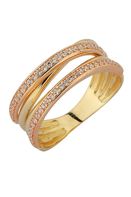 Solid Gold Half Eternity Design Ring | 14K (585) | 3.50 gr