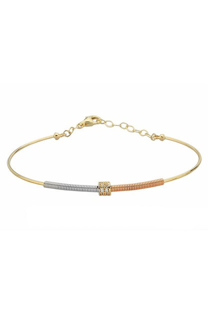 Solid Gold Spring Bracelet | 14K (585) | 3.45 gr