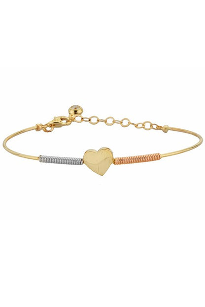 Bracelet coeur printemps en or massif | 14K (585) | 3,49 grammes