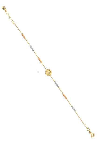 Solid Gold Spring Design Bracelet | 14K (585) | 2.36 gr