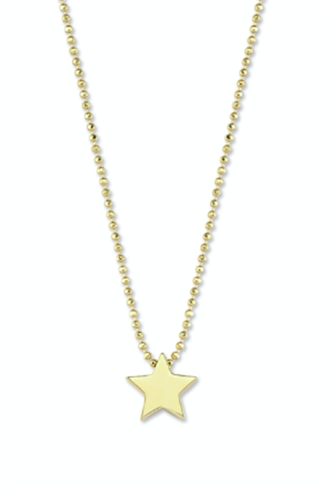 Solid Gold Star Necklace | 14K (585) | 2.16 gr