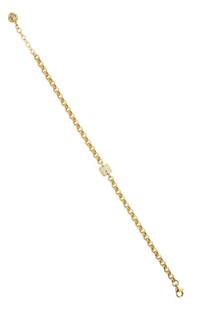 Bracelet motif étoile en or massif | 14K (585) | 4,03 grammes