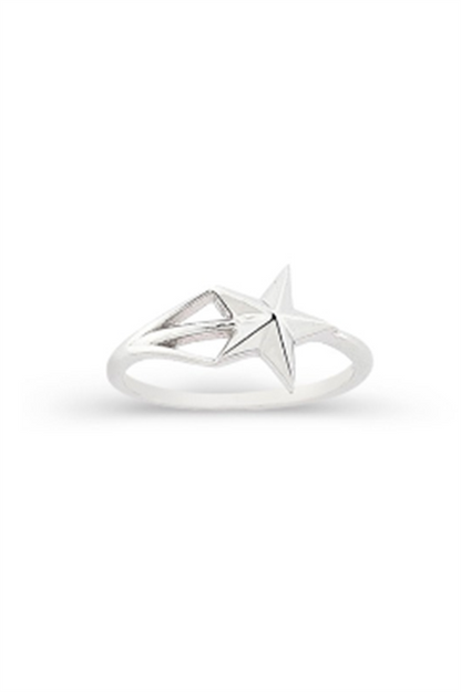 Solid Gold Star Ring | 14K (585) | 1.86 gr