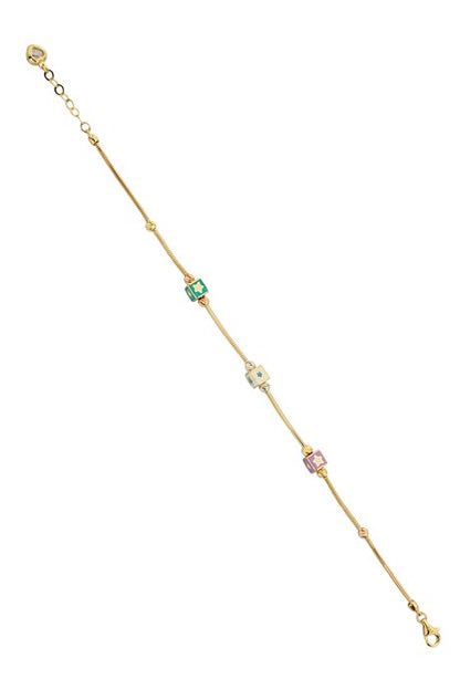 Pulsera de estrella de oro macizo | 14K (585) | 4,78 gramos