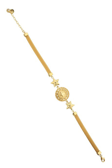 Bracelet étoile en or massif | 14K (585) | 8,78 grammes