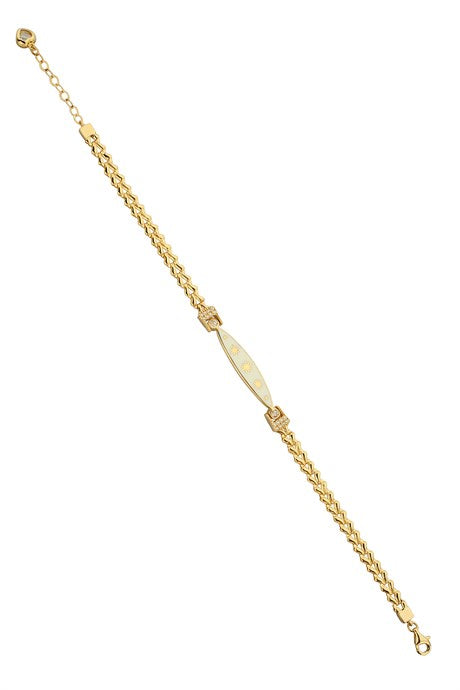 Pulsera de estrella de oro macizo | 14K (585) | 6,06 gramos