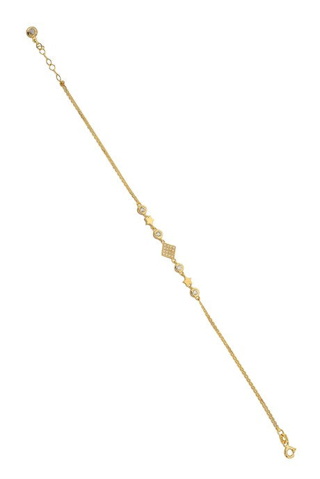 Bracelet design étoile en or massif | 14K (585) | 2,72 grammes