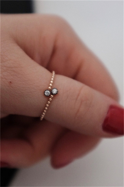 Bague en or massif | 14K (585) | 1,36 g