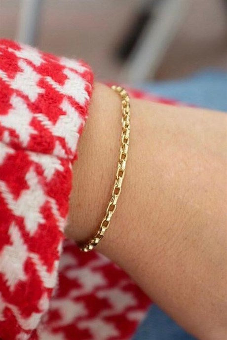 Solid Gold Chain Bracelet | 14K (585) | 2.29 gr