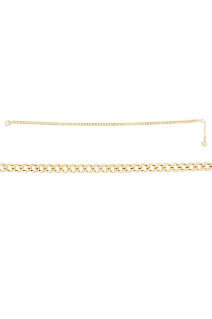 Solid Gold Chain Bracelet