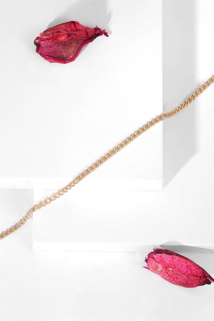 Solid Gold Chain Bracelet