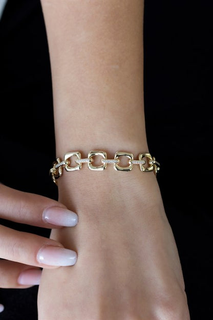 Bracelet chaîne en or massif | 14K (585) | 9,67 grammes