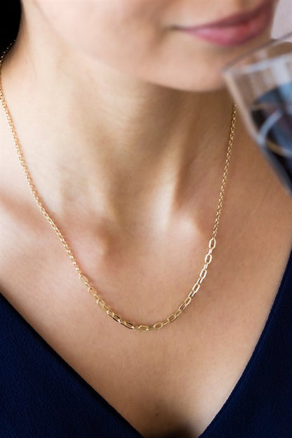 Solid Gold Chain Necklace | 14K (585) | 2.40 gr
