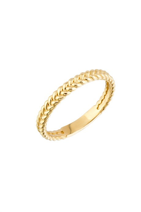 Anillo modelo de cadena de oro macizo | 14K (585) | 2,23 gramos