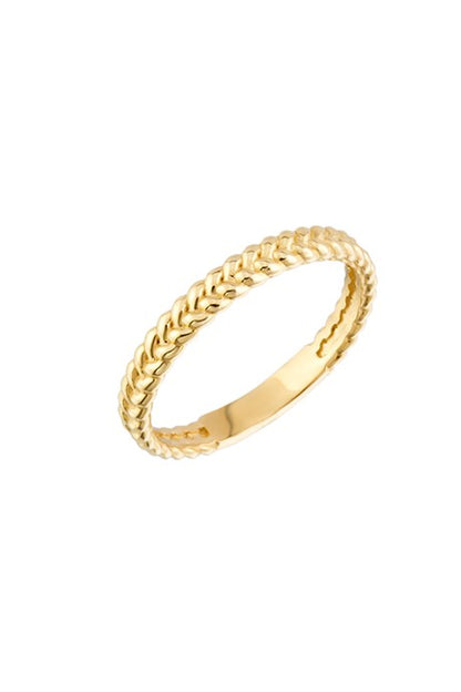 Anillo modelo de cadena de oro macizo | 14K (585) | 2,23 gramos