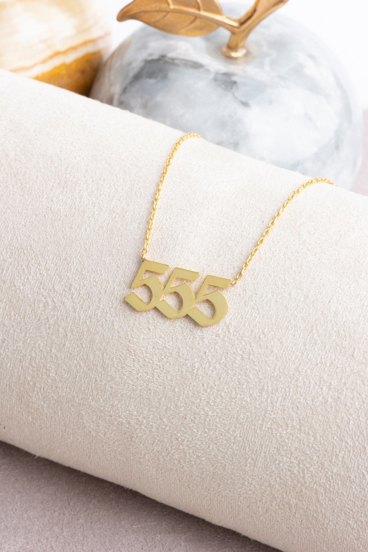 Silver Angel Numbers Necklace