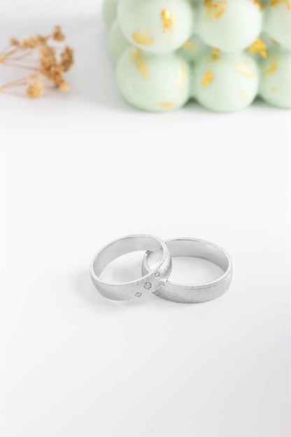 Silver 5 mm Wedding Ring