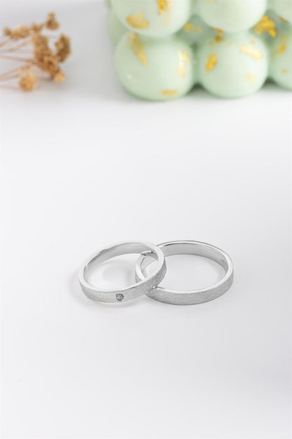 Silver 3 mm Wedding Ring