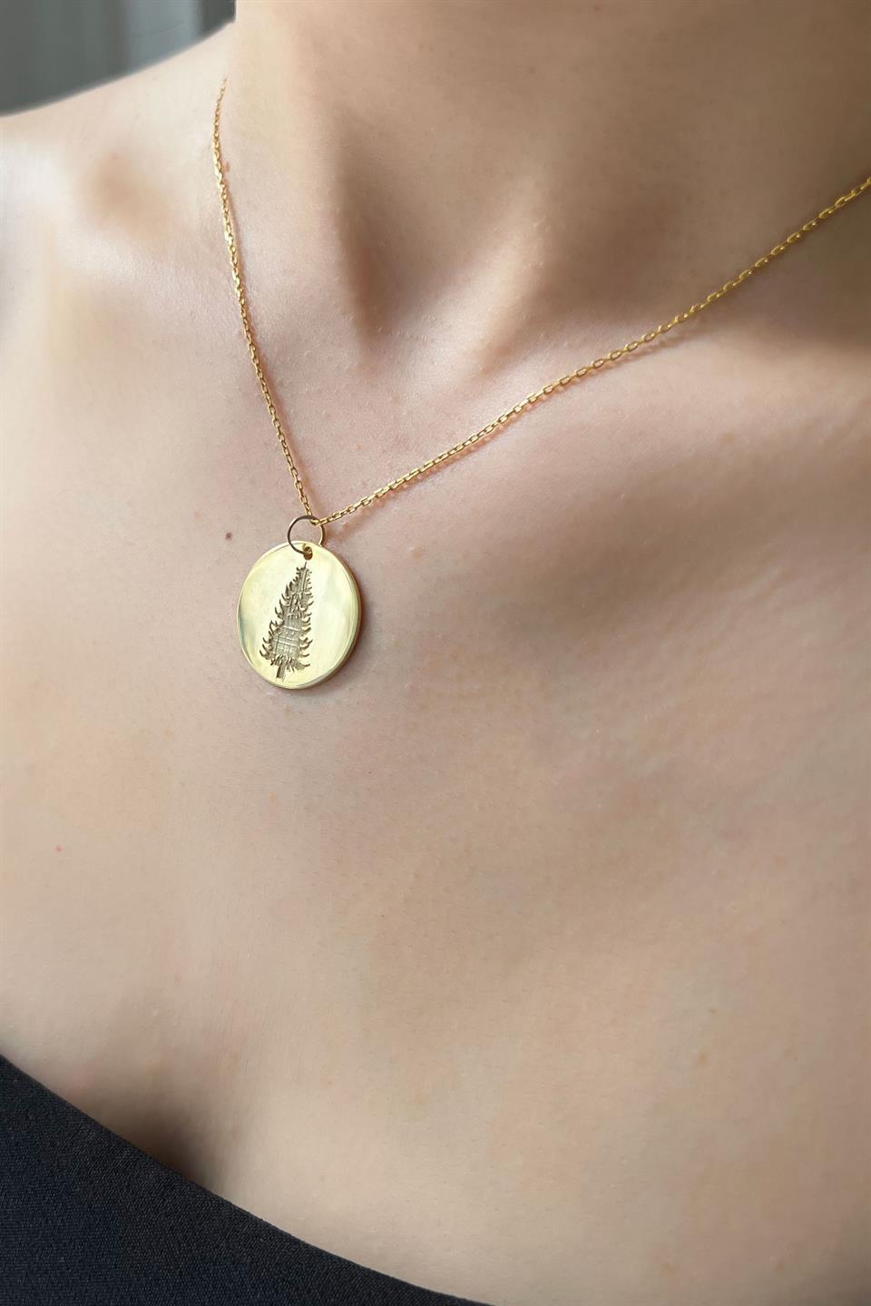 Silver Pine Tree Necklace