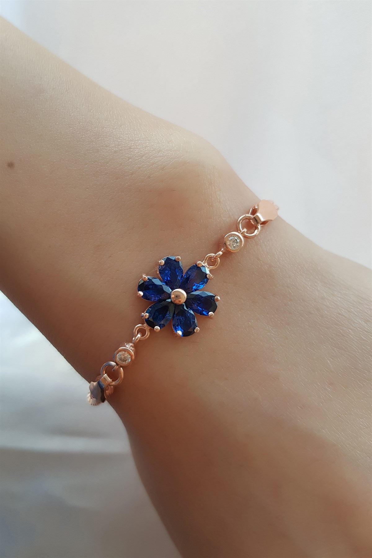 Pulsera Flor de Plata