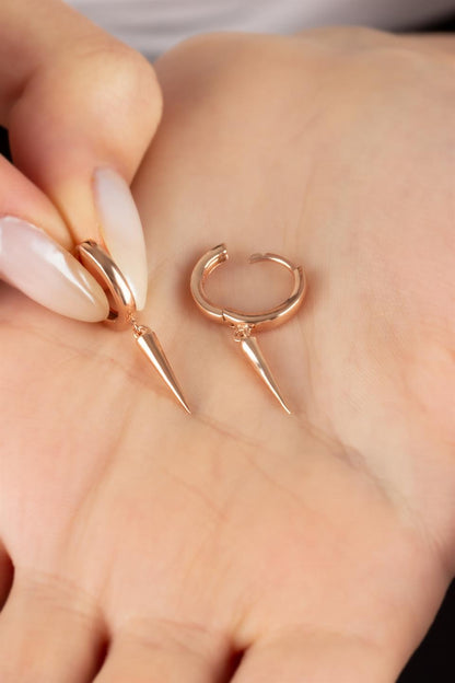 Silver Stick Earrings