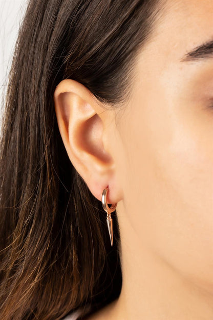 Silver Stick Earrings