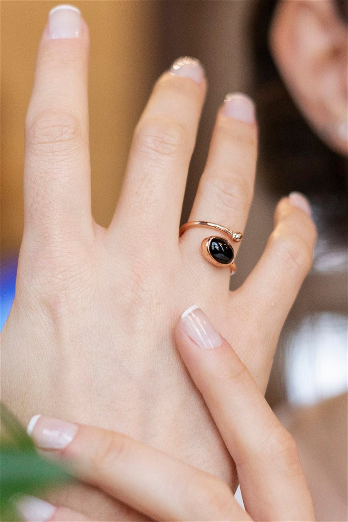 Silver Natural Tourmaline Gemstone Handcrafted Ring