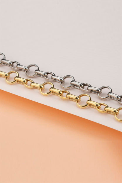 Silver Ring Bracelet