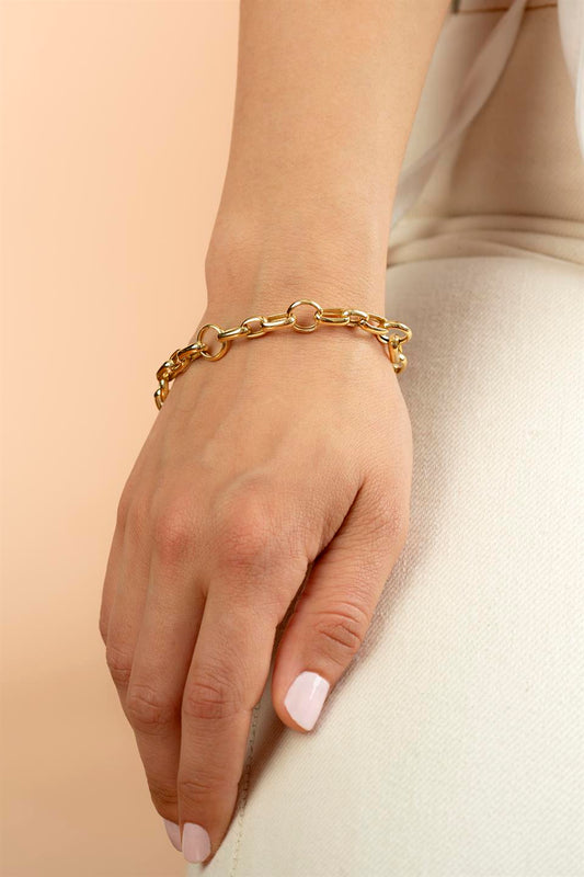 Silver Ring Bracelet