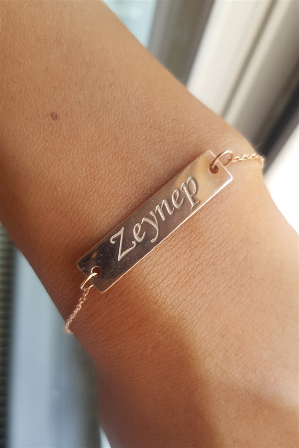 Silver Plate Name Bracelet Bracelet