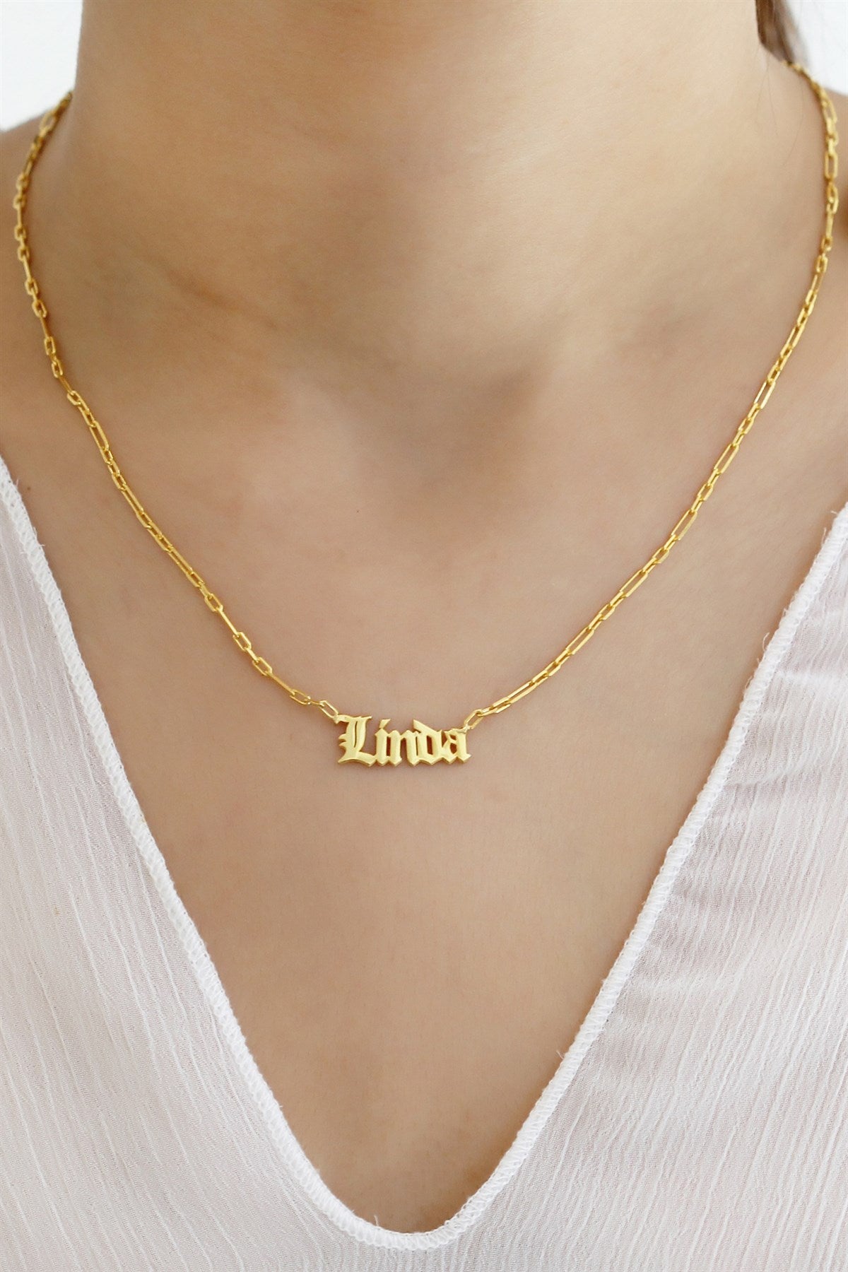 Silver Name Necklace