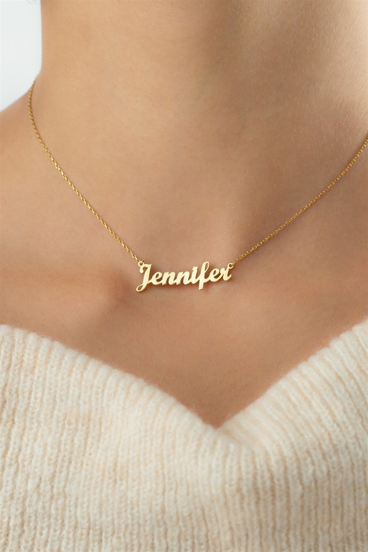 Silver Name Necklace