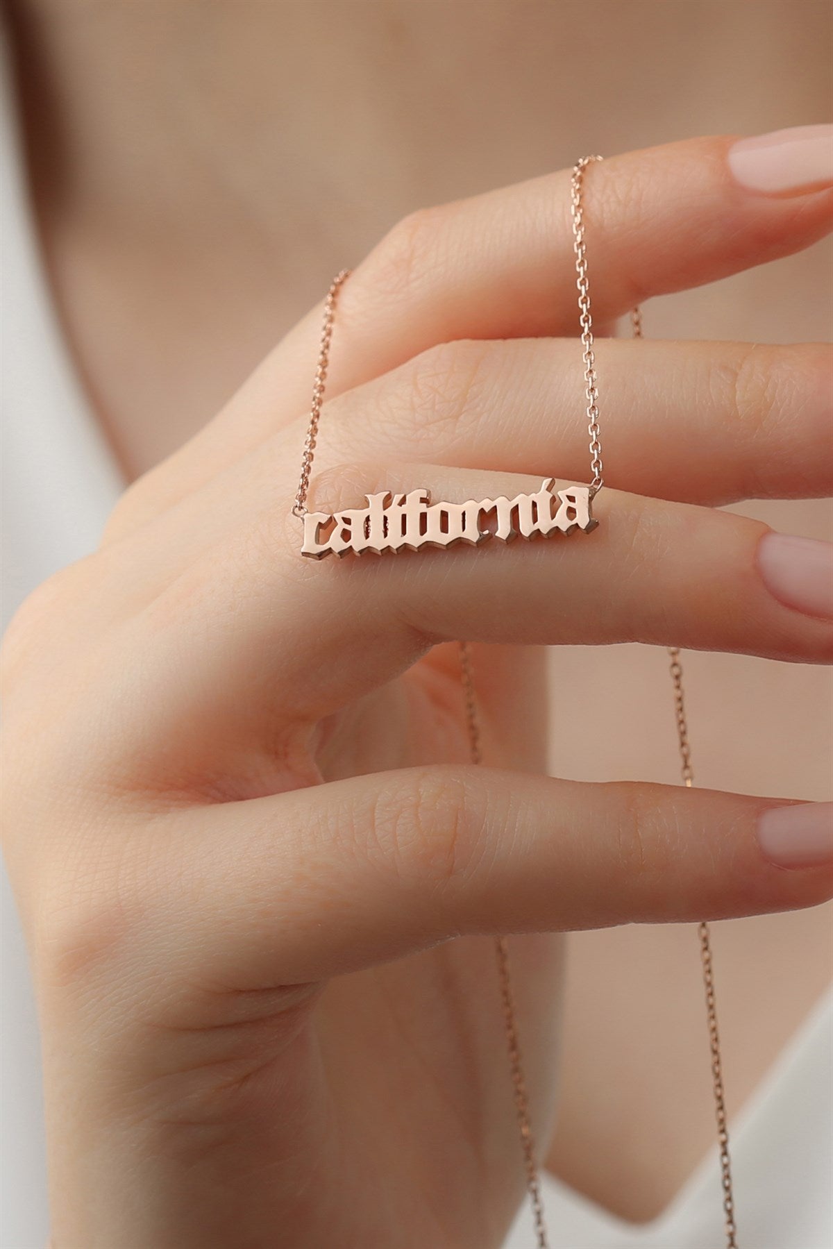 Silver Name Necklace