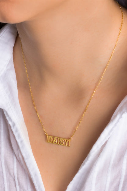 Silver Name Necklace