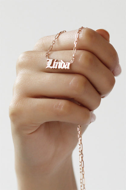 Silver Name Necklace