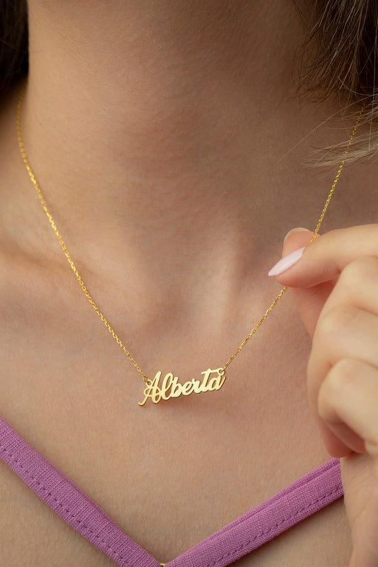 Silver Name Necklace