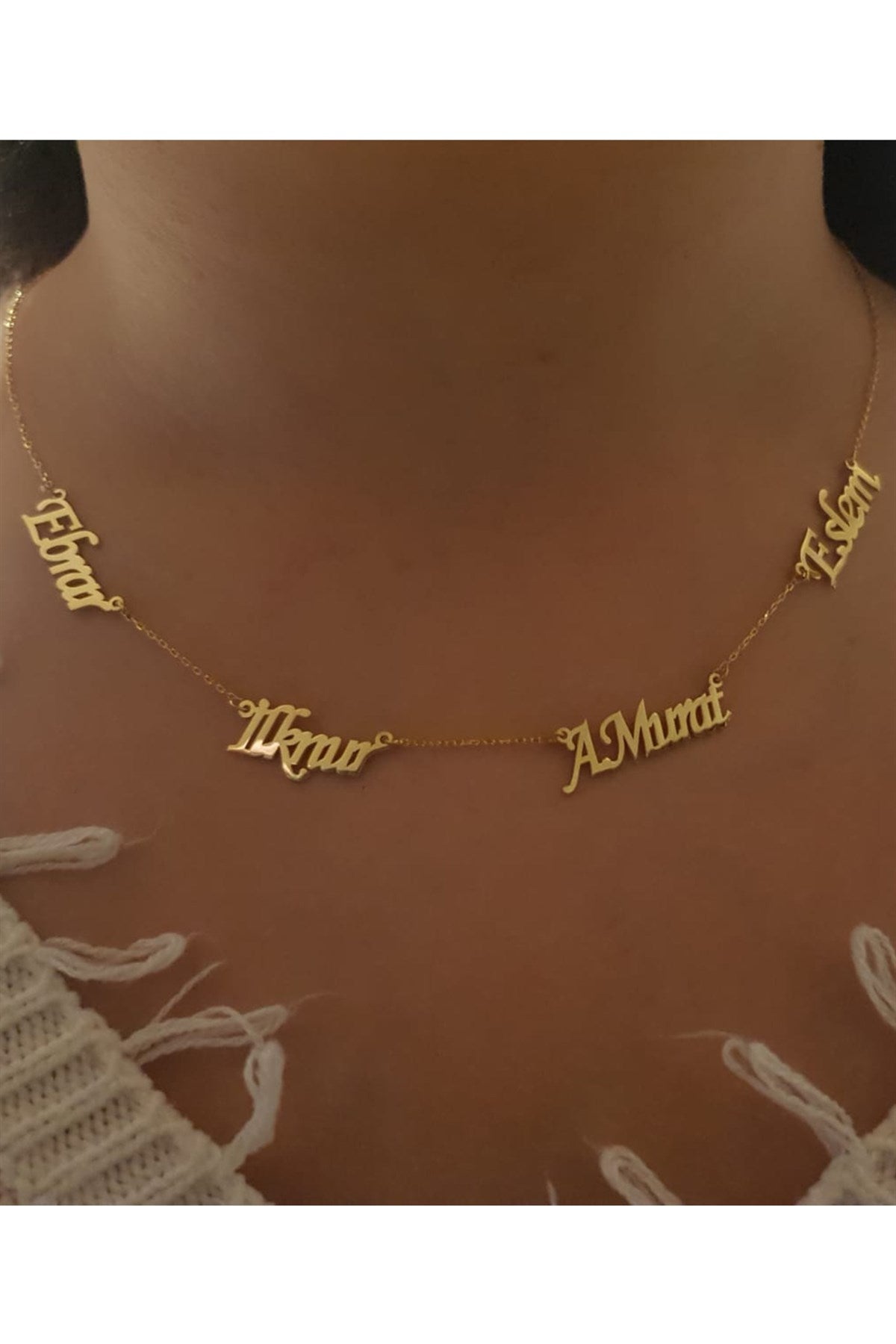 Silver Name Necklace