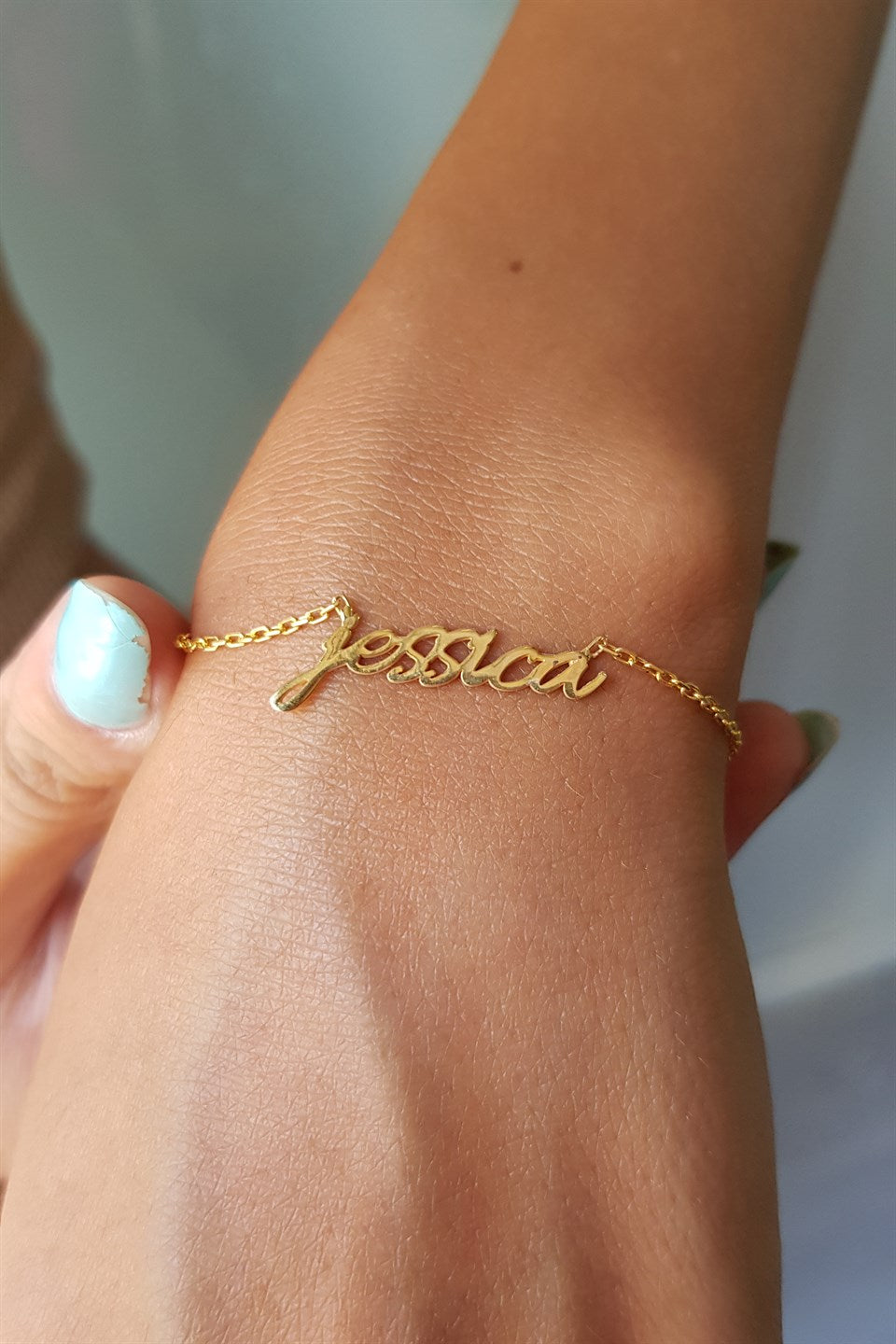 Silver Name Bracelet Bracelet