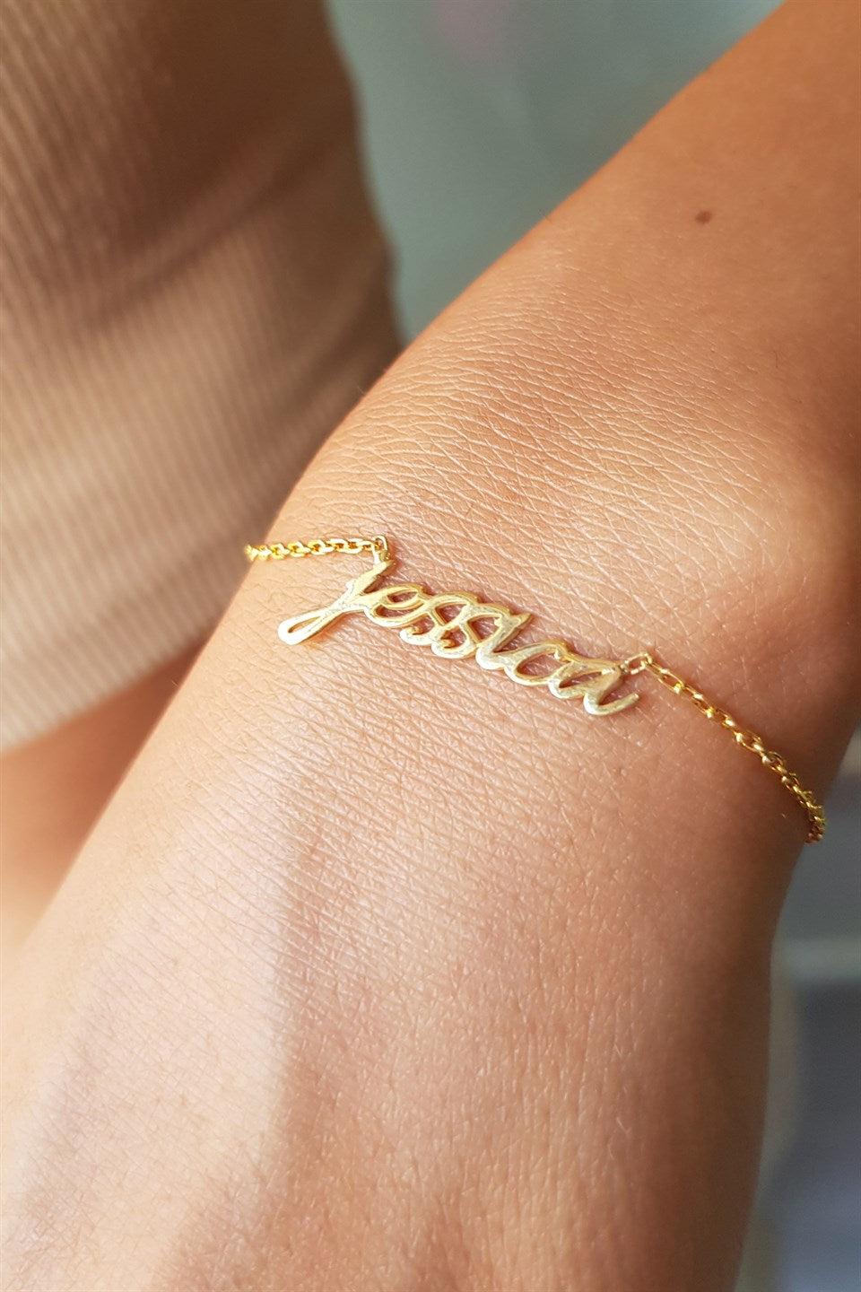 Silver Name Bracelet Bracelet