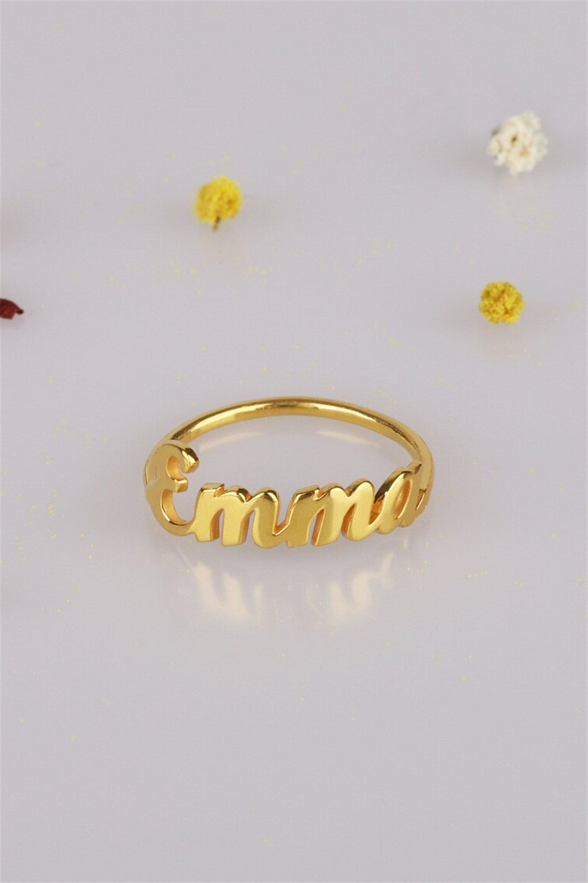 Silver Name Ring