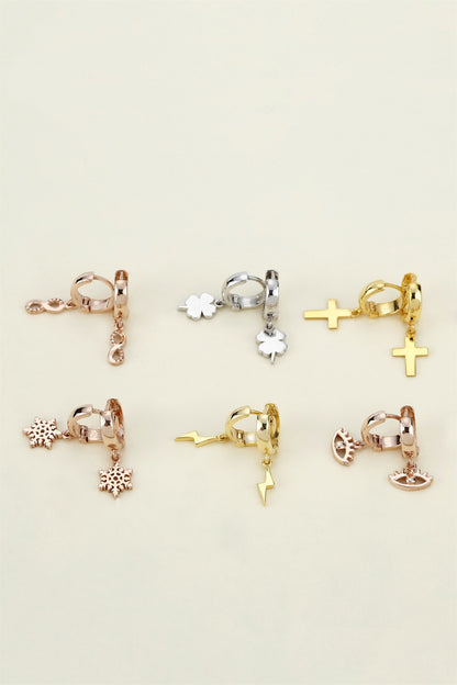 Silver Snowflake Earrings