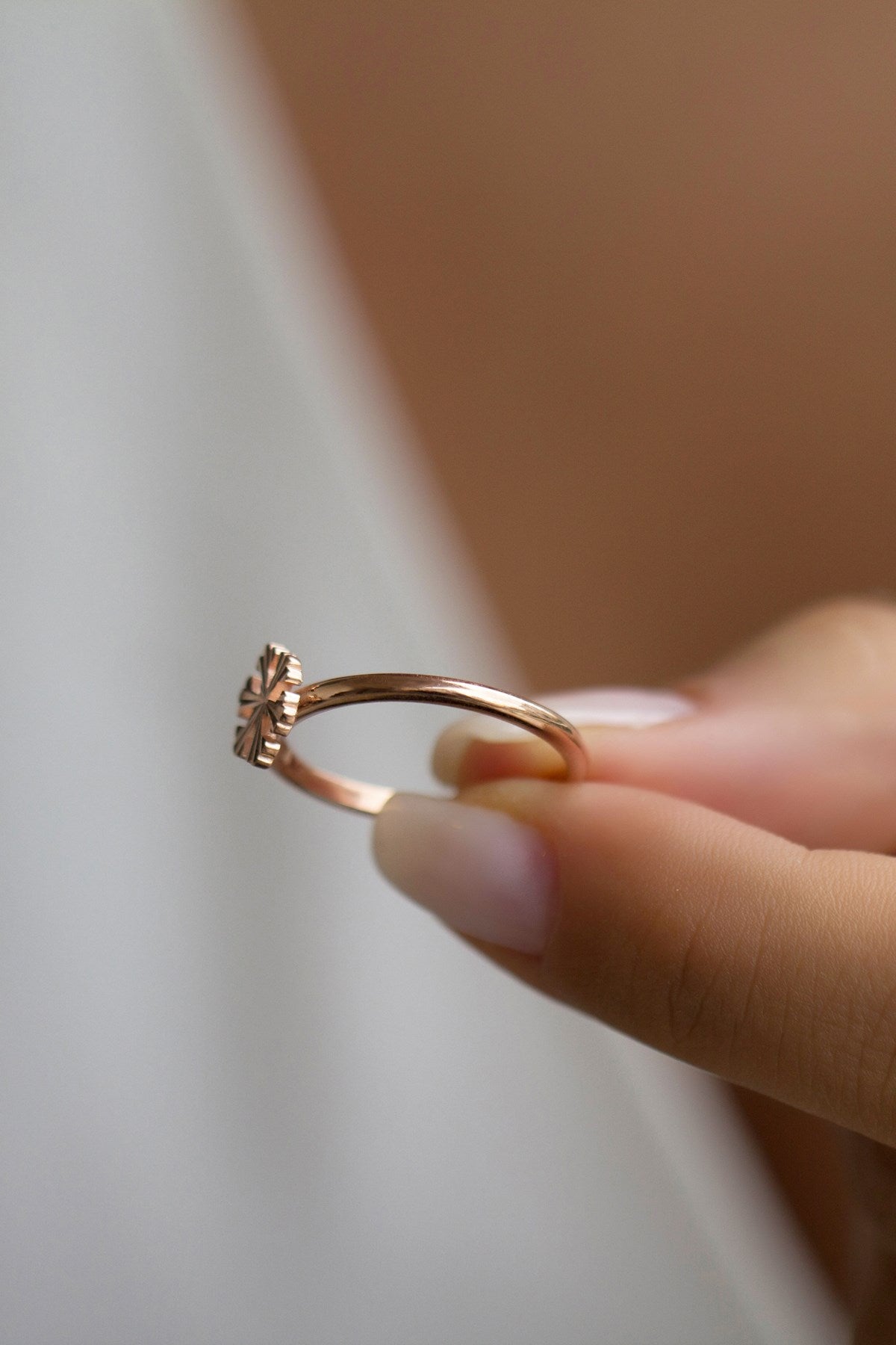 Silver Snowflake Ring