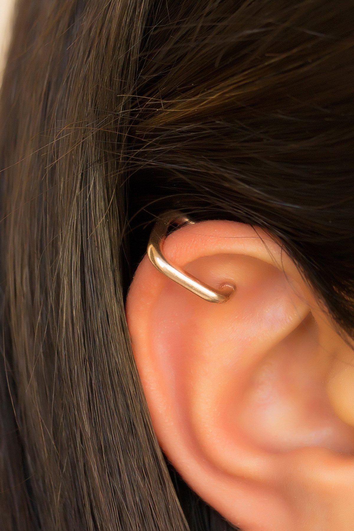 Silver Square Cartilage Earrings