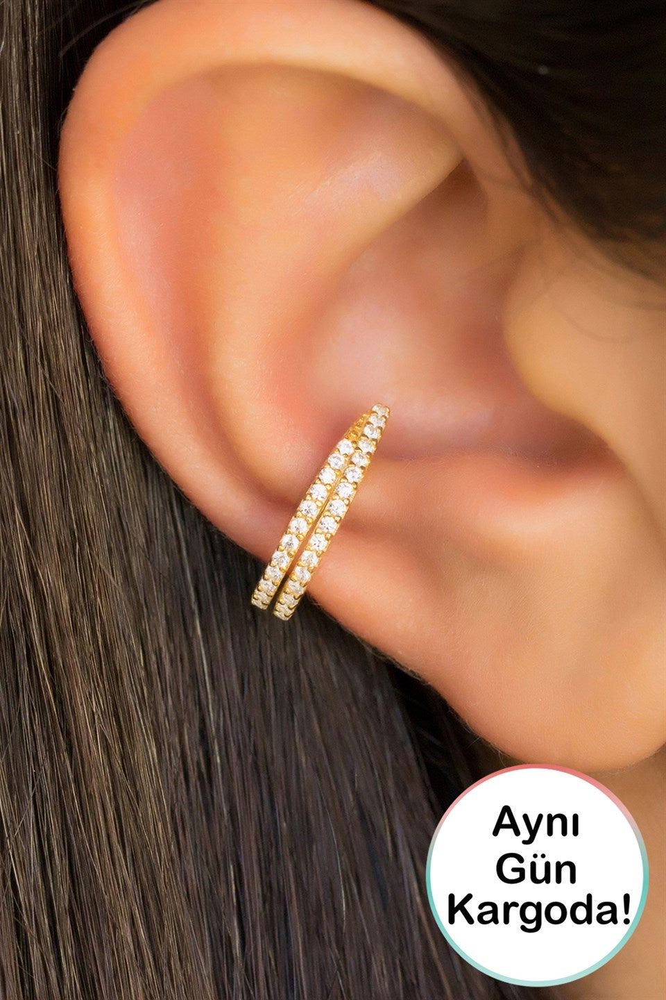 Silver Cartilage Earrings