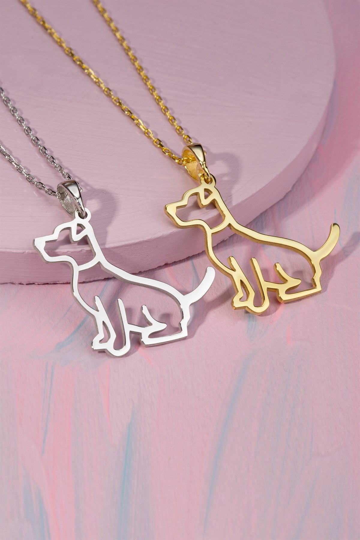 Collier de chien en argent