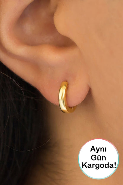 Silver Small Size Hoop Earrings