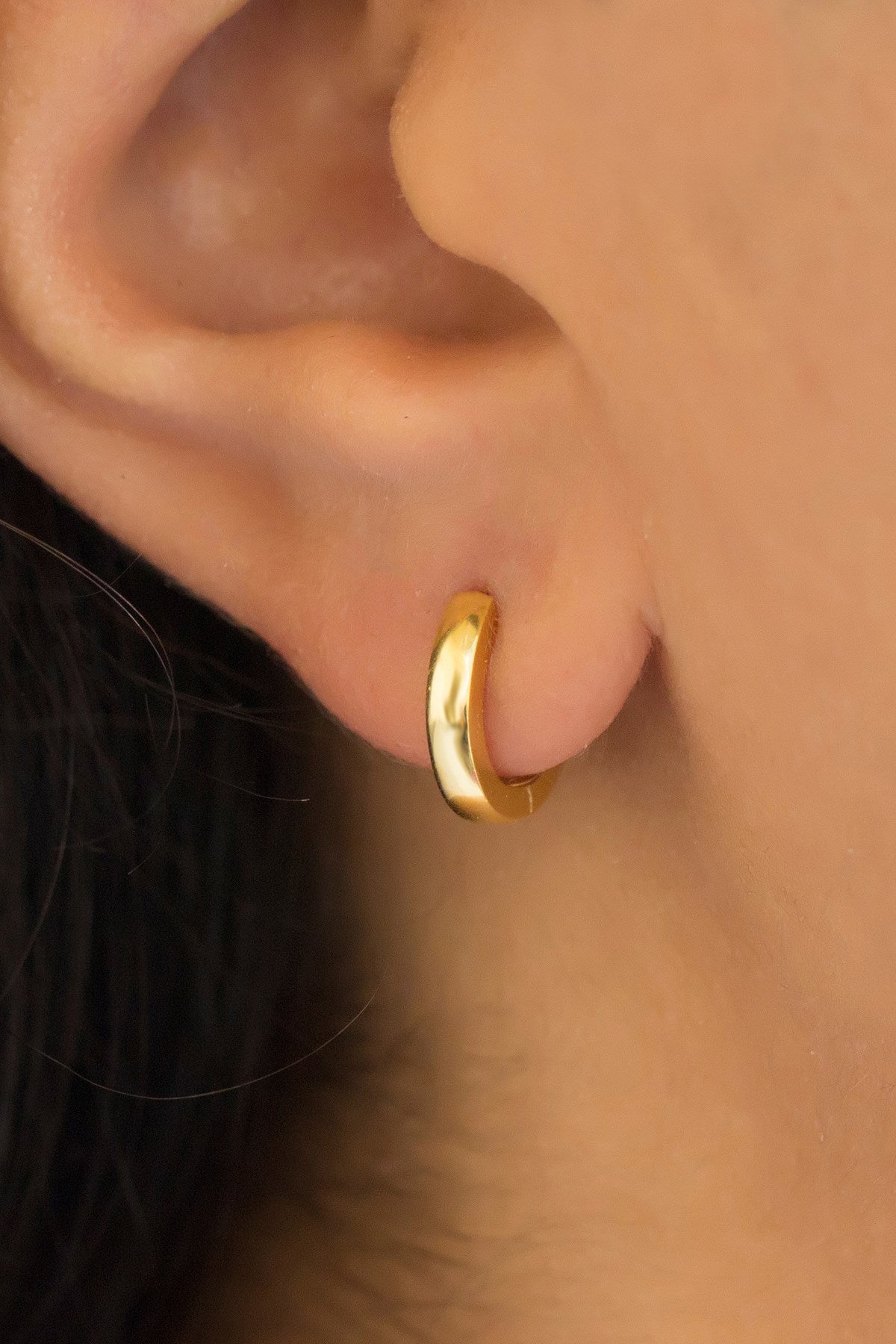 Silver Small Size Hoop Earrings