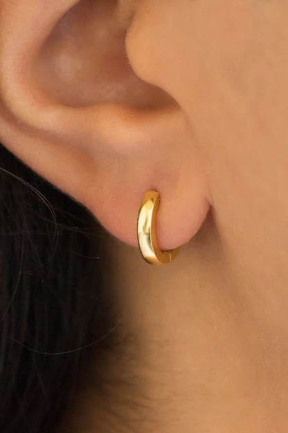 Silver Small Size Hoop Earrings