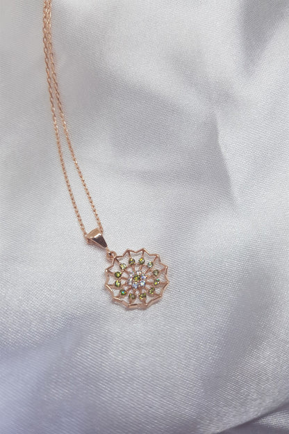 Silver Lotus Necklace