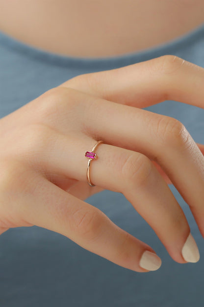 Bague en argent avec pierres précieuses baguette colorées